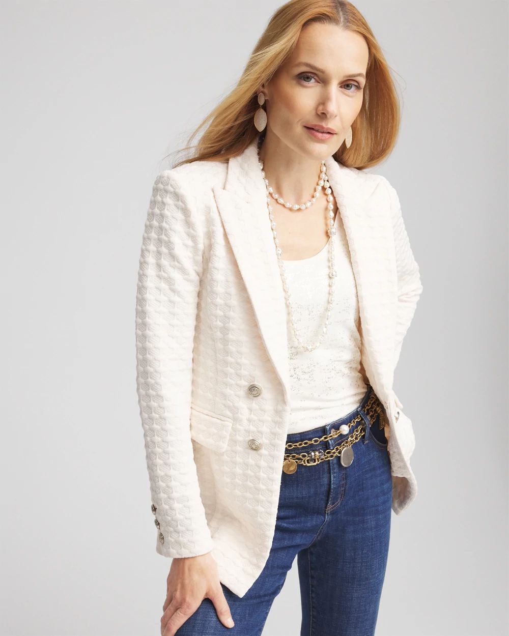 Textured Ponte Blazer | Chico's